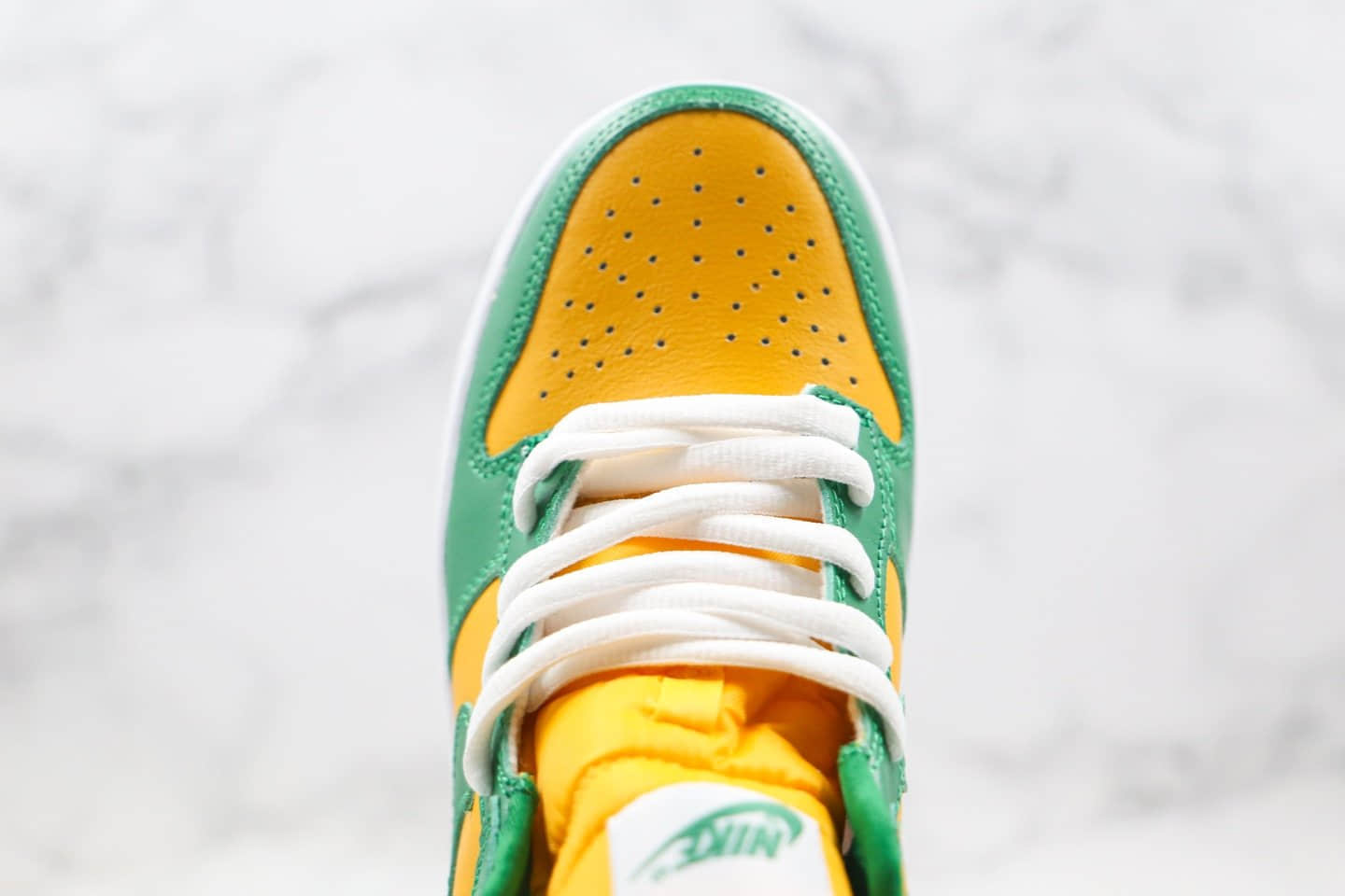 耐克Nike SB Dunk Low SP Brazil纯原版本低帮SB板鞋柠檬黄绿色巴西配色内置Zoom气垫原盒原标 货号:CU1727-700