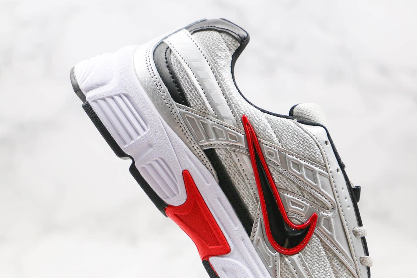 耐克Nike Initiator Running纯原版本复古老爹鞋P-6000银红色正确鞋型鞋面卡色 货号:394055-001