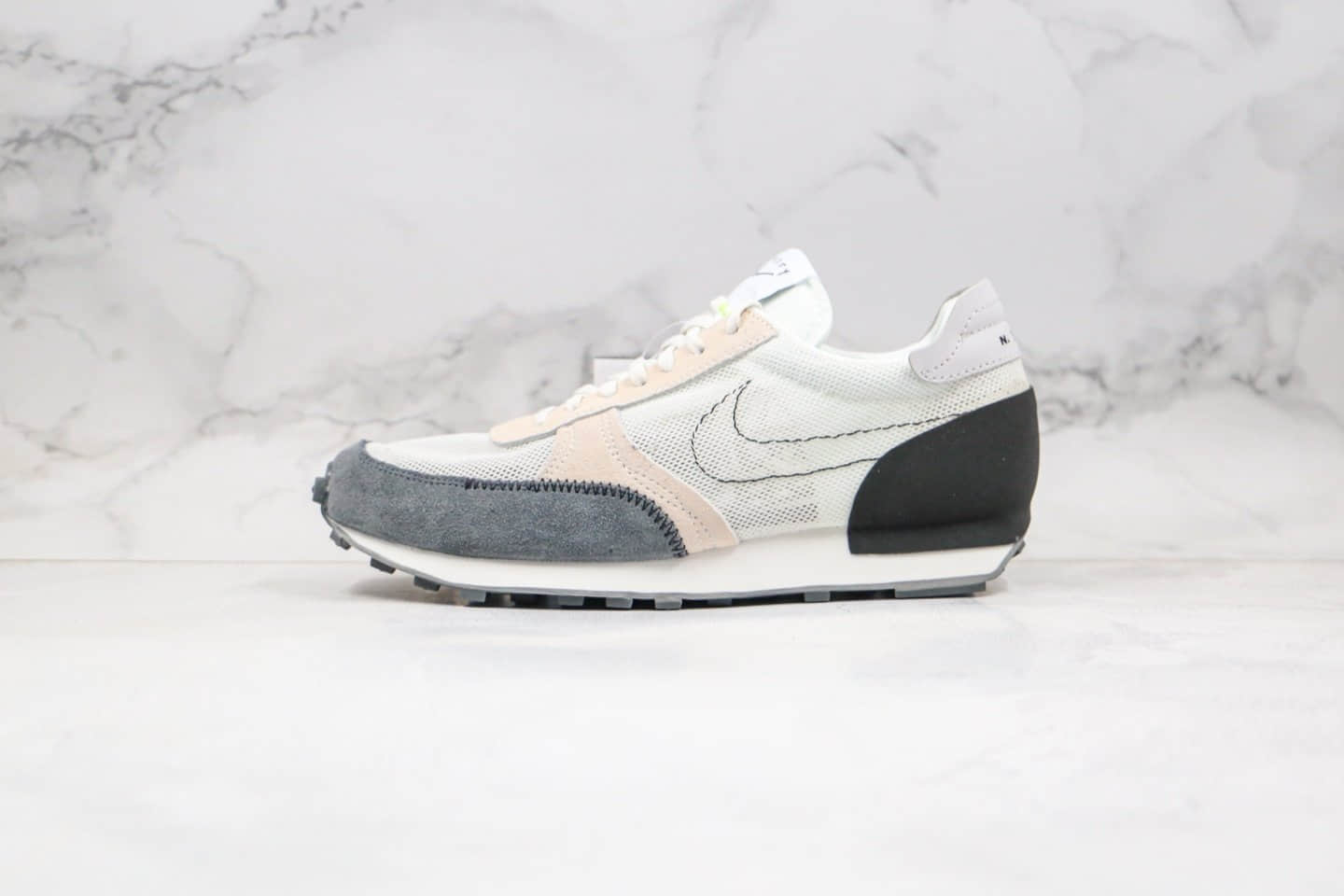 耐克Nike Dbreak SP N.354纯原版本华夫赛车慢跑鞋解构联名款白黑灰色区别市面通货版本 货号:CJ1156-100