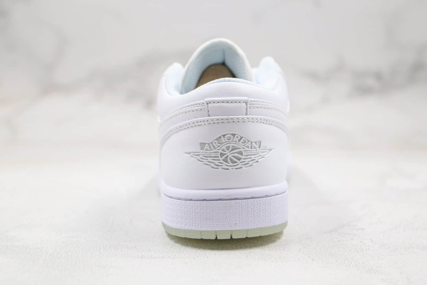 耐克Nike Air Jordan 1 Retro Low White(2004)纯原版本低帮AJ1白银夜光配色内置气垫原鞋开模打造 货号:309192-111