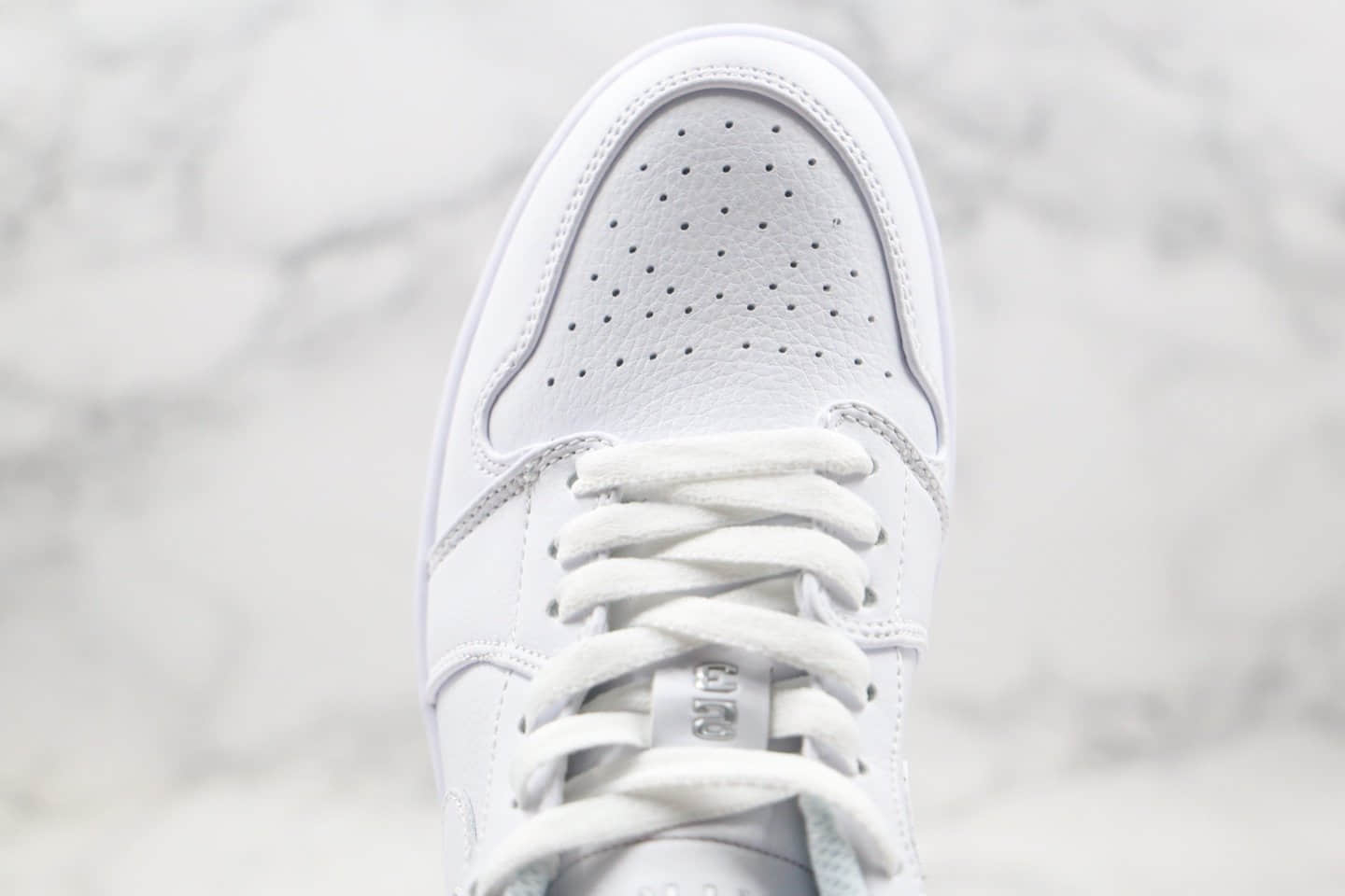 耐克Nike Air Jordan 1 Retro Low White(2004)纯原版本低帮AJ1白银夜光配色内置气垫原鞋开模打造 货号:309192-111