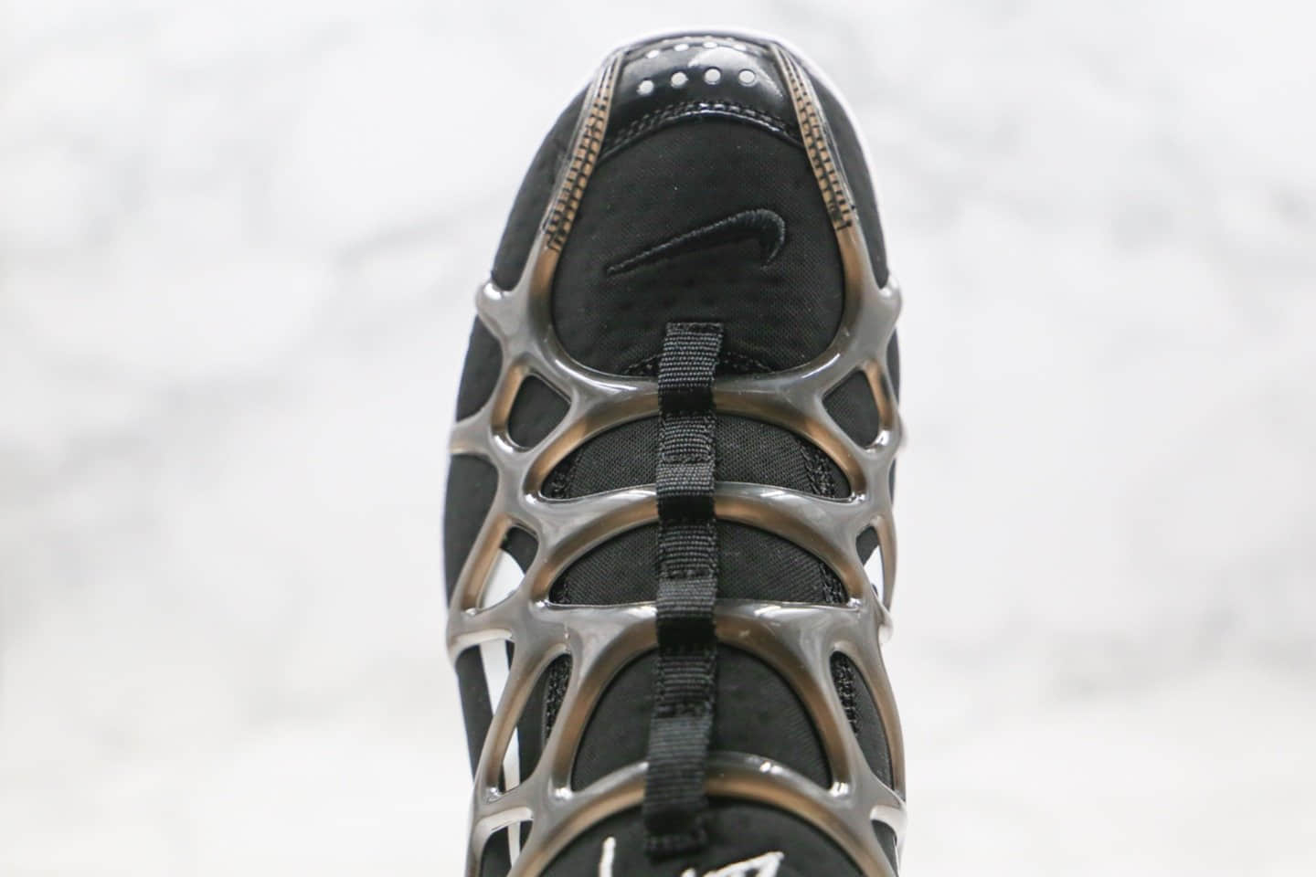耐克Nike Air Zoom Spiridon Caged 2纯原版本斯图西袜子鞋镂空黑色内置气垫原档案数据开发 货号:CJ9918-001