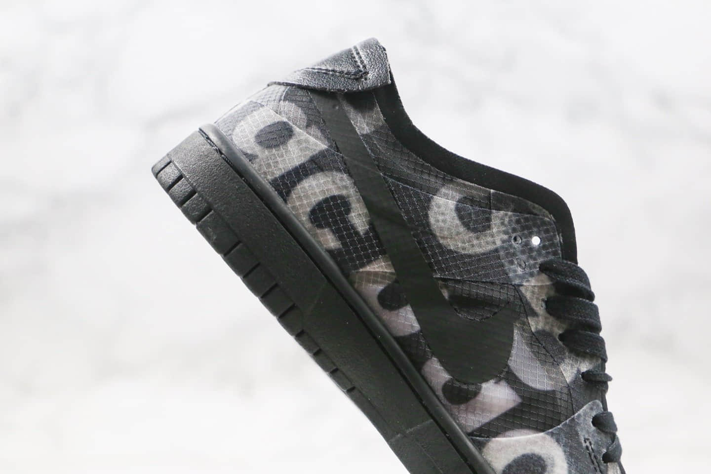 耐克Nike Dunk Low Pro纯原版本海外限定板鞋字母印花黑白色原鞋开发细节一比一 货号:C22675-001
