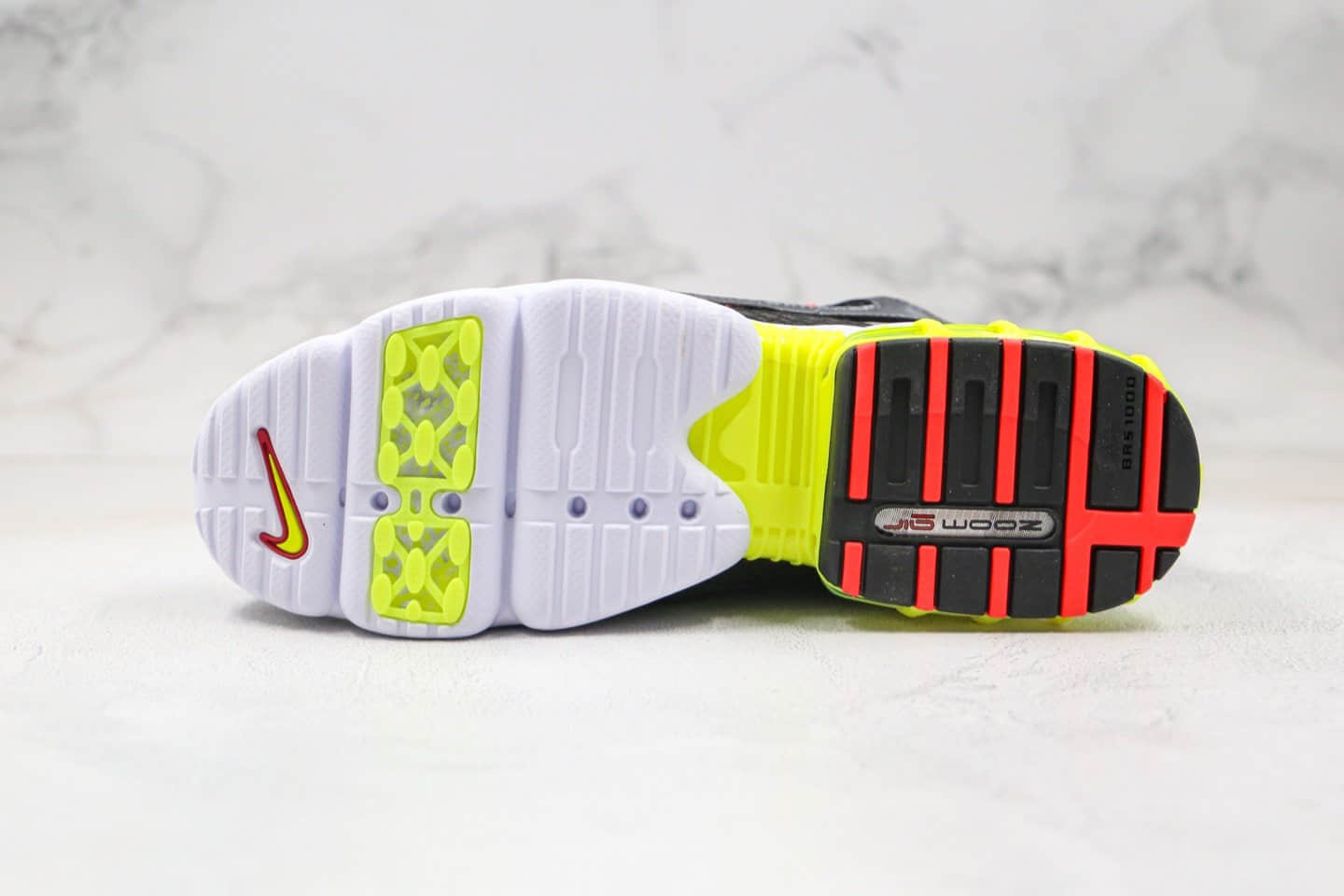 耐克Nike Air Zoom Spiridon Caged 2 x Stussy纯原版本斯图西联名款斯皮里东牢笼2代乌金闪银原盒原标 货号:CD3613-002