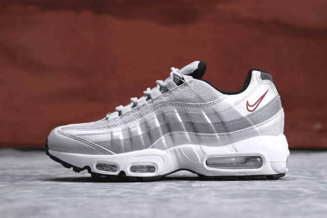 Nike Air Max 95 QS灰银 耐克公司级子弹95元年复刻内置灰银气垫 货号:814914-002