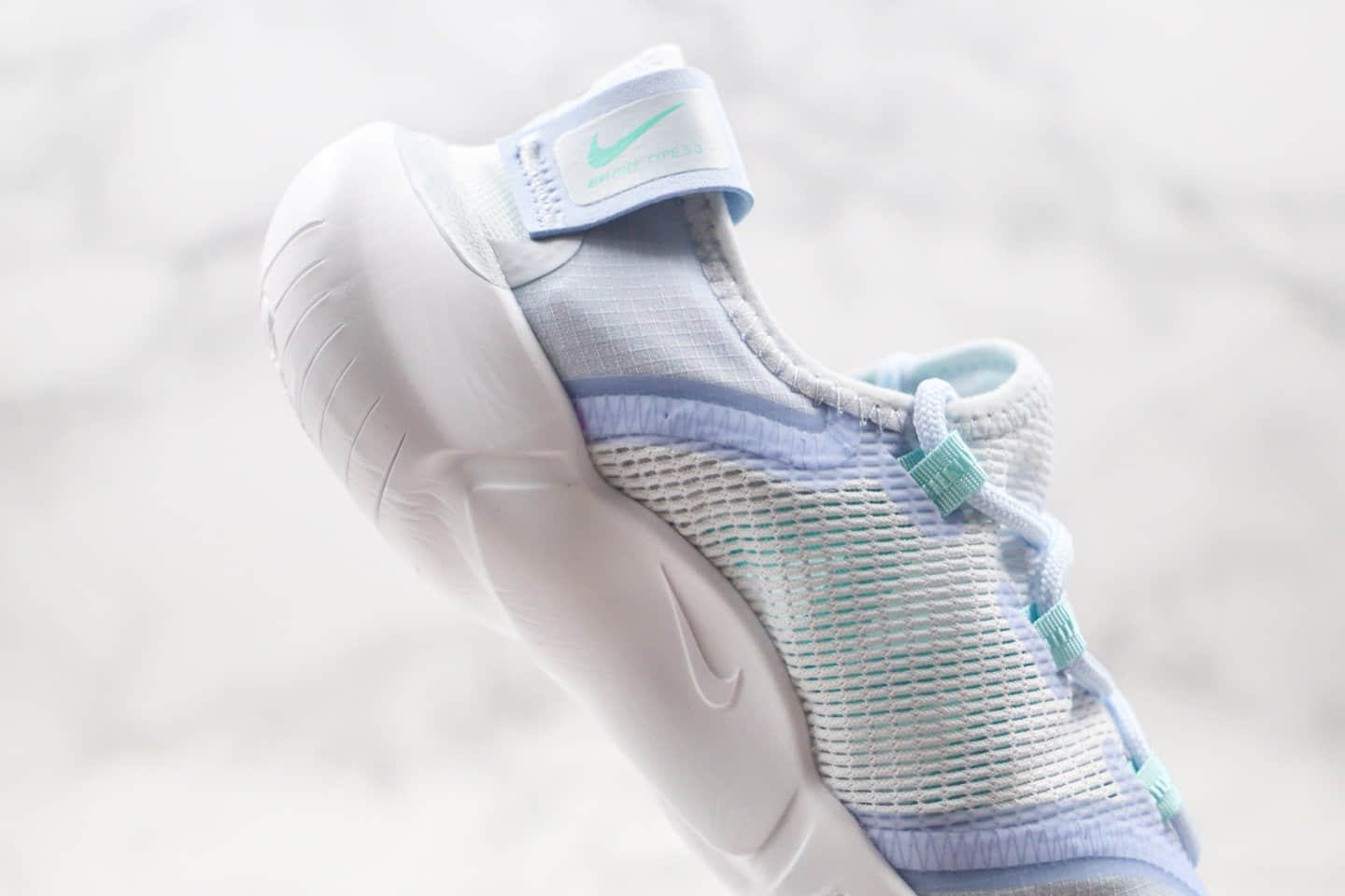 耐克NIKE FREE RN 5.0纯原版本赤足5.0缓震运动跑步鞋浅蓝色原盒原标原鞋开模一比一打造 货号:CJ0270-401
