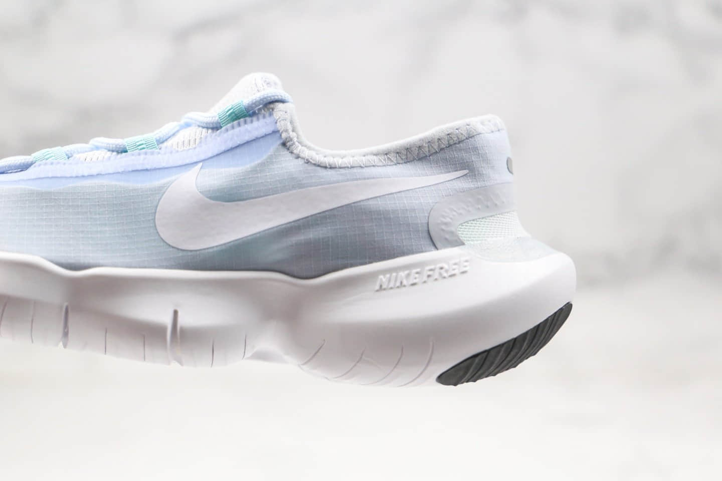 耐克NIKE FREE RN 5.0纯原版本赤足5.0缓震运动跑步鞋浅蓝色原盒原标原鞋开模一比一打造 货号:CJ0270-401