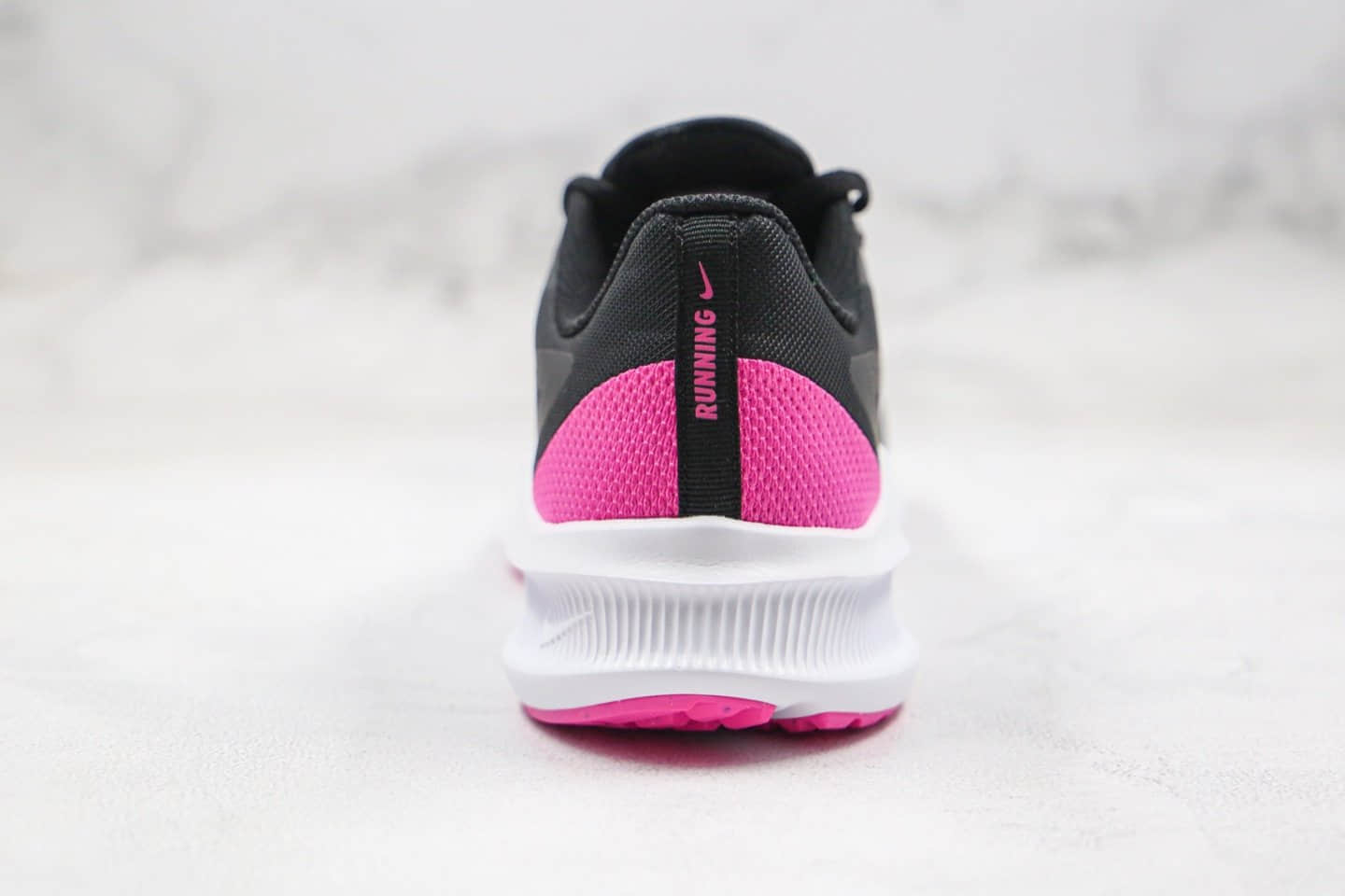 耐克Nike Downshimdter 10纯原版本登月透气慢跑鞋十代黑粉色原盒原标正确缓震大底 货号:CI9984-004