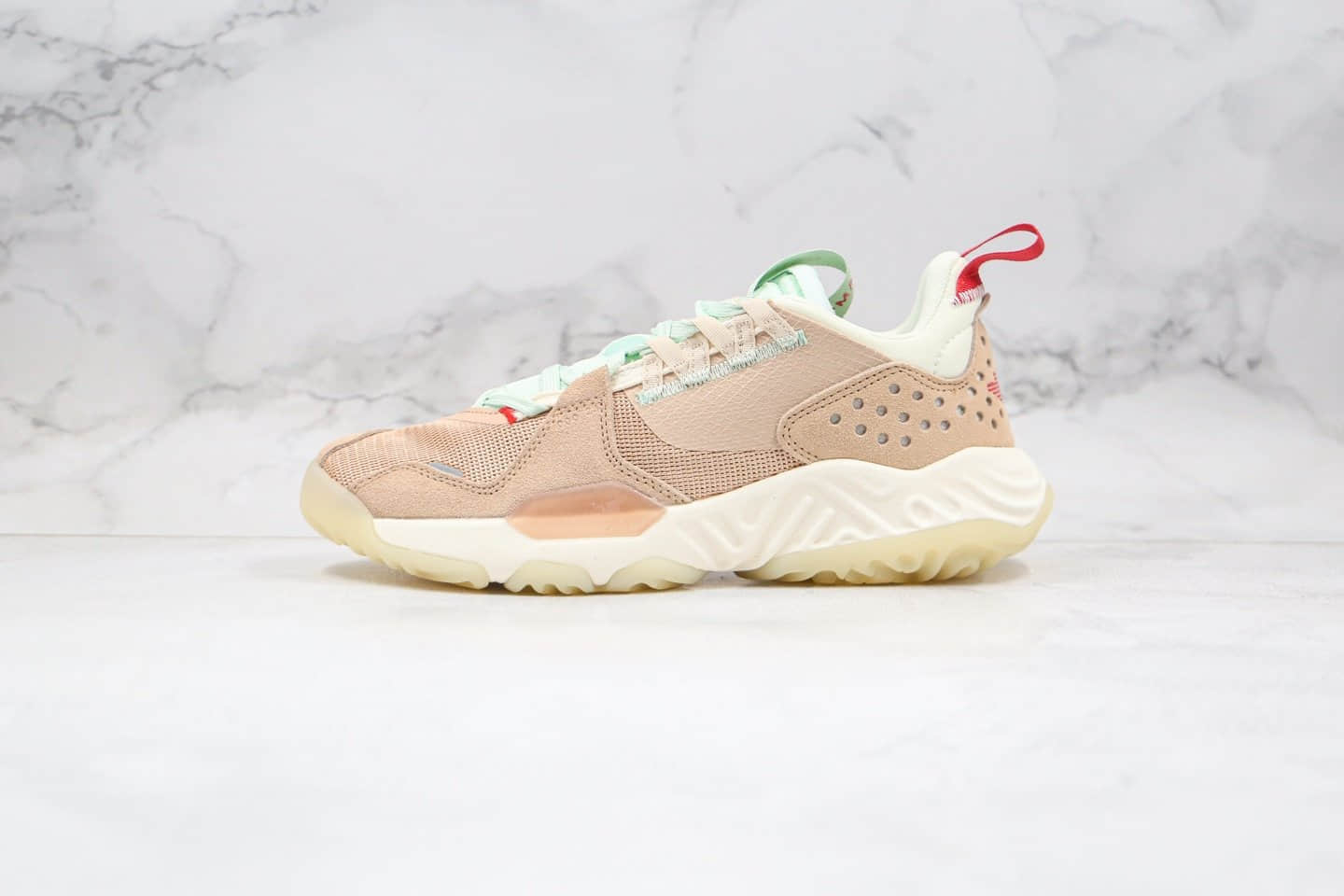 乔丹Air Jordan Delta SP AJ纯原版本陈冠希亲自设计乔丹老爹火星鞋肉粉色原楦头纸板打造 (ID:40316) - 图片1