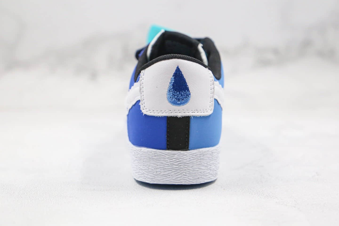 耐克Nike SB Blazer Low Heaven x Kevin Bradley联名款纯原版本低帮开拓者黑蓝色天空云朵魔术贴原盒原标 货号:CT4594-400