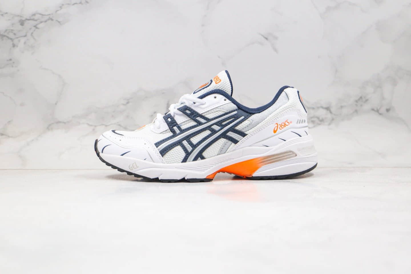 亚瑟士Asics GEL-1090公司级版本复古跑鞋白蓝色原盒原标区别市面通货 (ID:40917) - 图片1