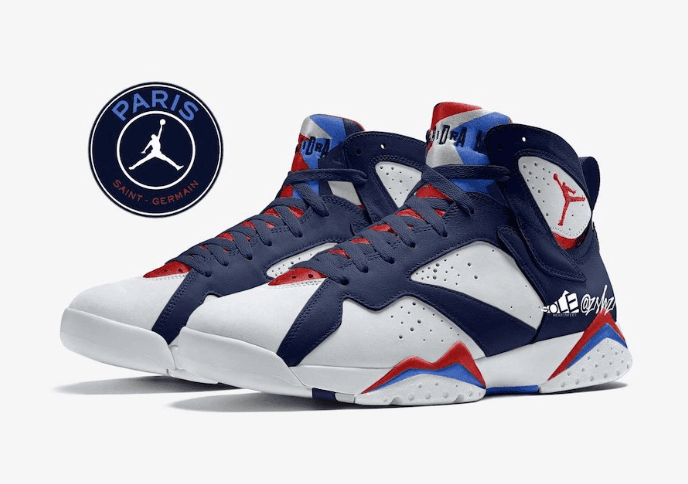 大巴黎联名新作！全新AJ7“PSG”首度曝光！ (ID:40965) - 图片1