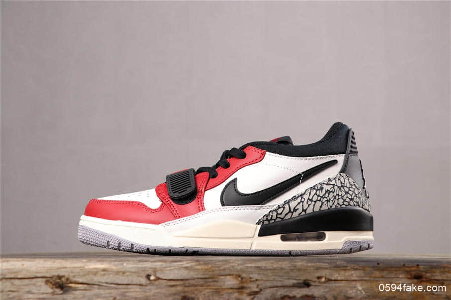 Air Jordan Legacy 312 Low Chicago乔丹公司级头层高品质低帮芝加哥三色合一 (ID:4100) - 图片1
