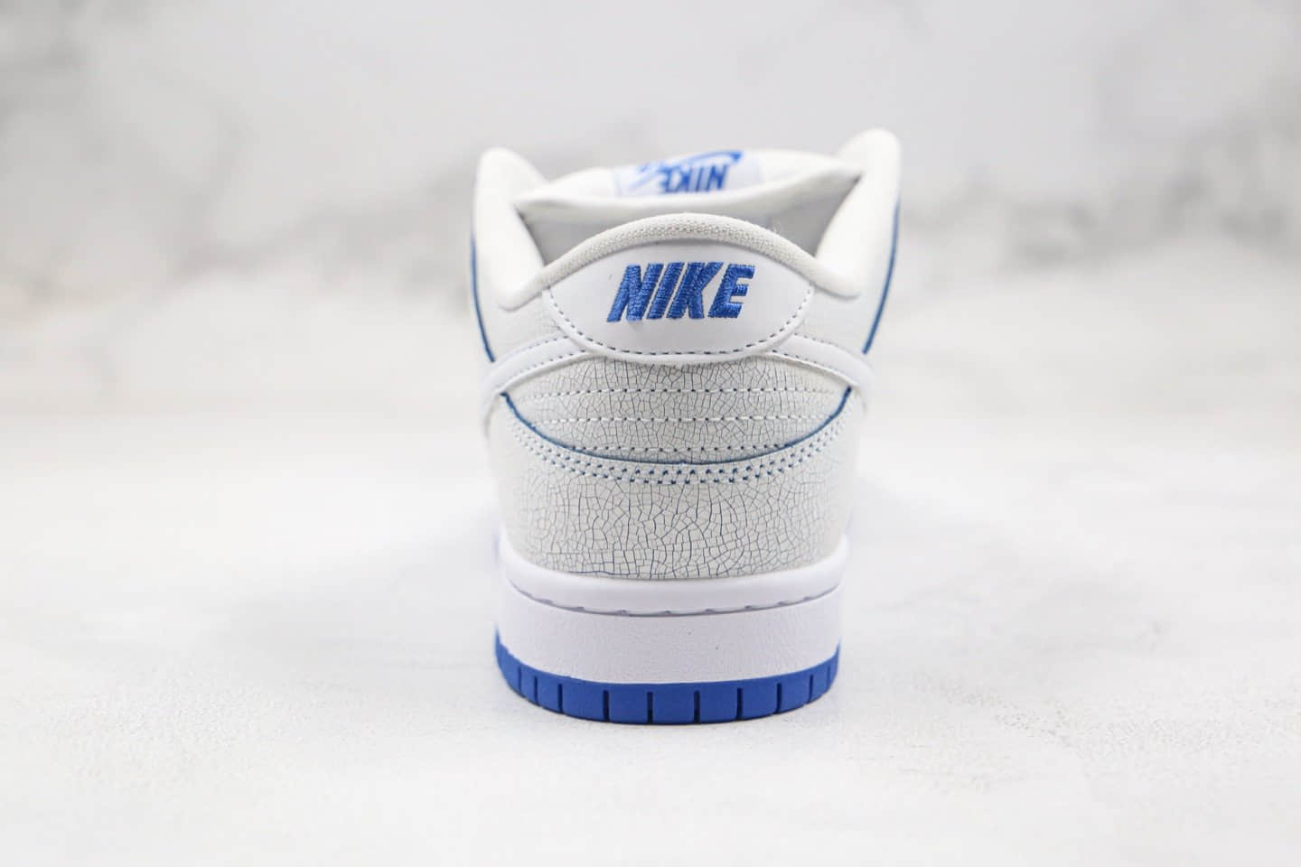 耐克NIKE SB DUNK LOW低帮SB DUNK纯原版本板鞋白蓝爆裂纹冰蓝青花瓷刮刮乐内置气垫原盒原标 货号:CJ6884-100