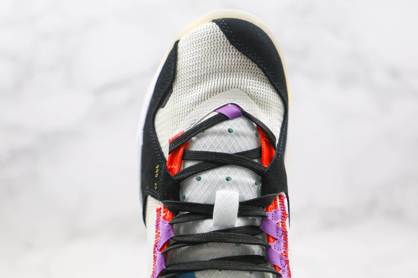 乔丹Air Jordan Delta SP React纯原版本低帮AJ火星老爹鞋米白黑紫色原盒原标 货号:CT1003-101
