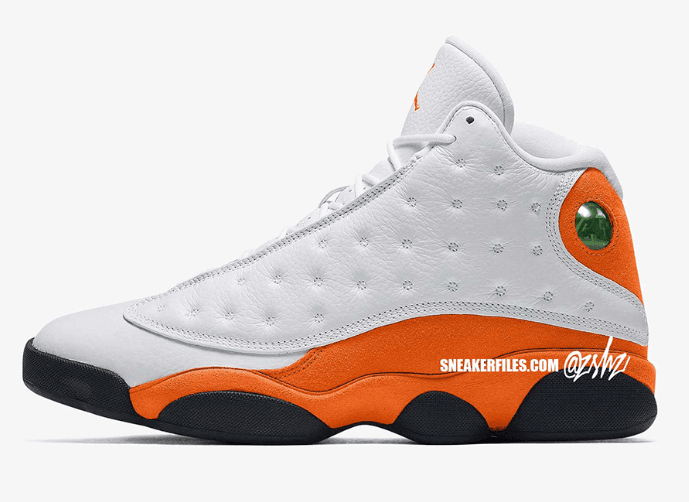 清爽白橙装扮！全新AJ13明年登场！ (ID:41276) - 图片1