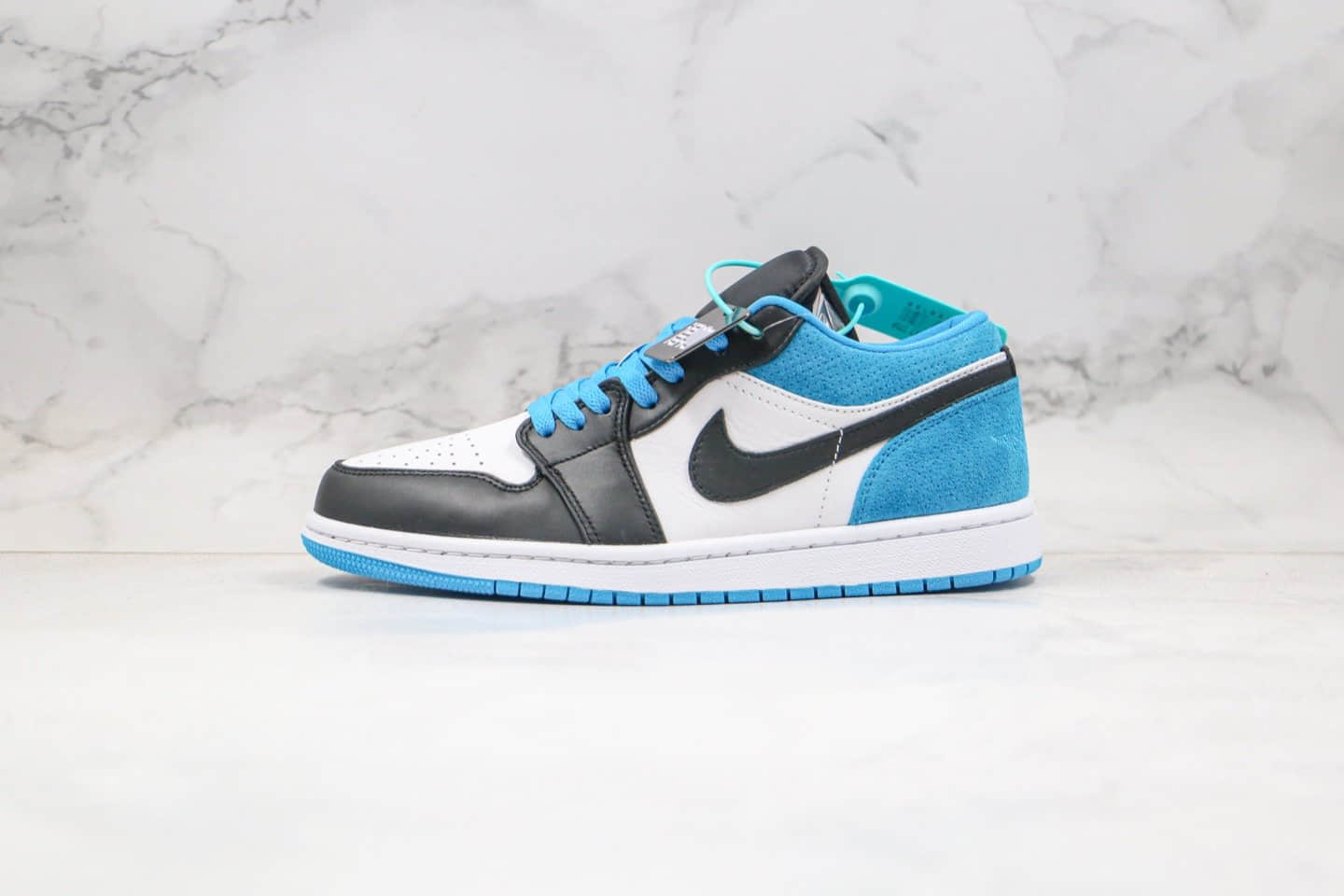 乔丹Air Jordan 1 Low “Laser Blue”纯原版本低帮AJ1激光蓝原鞋购回开模打版 (ID:41407) - 图片1