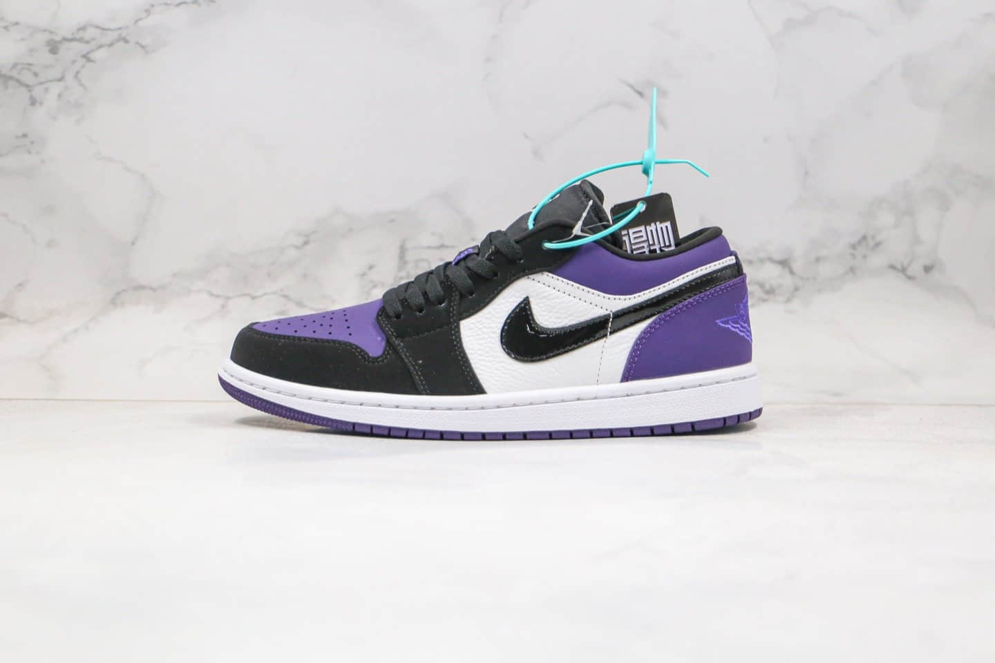 乔丹Air Jordan 1 Low纯原版本低帮AJ1恶人紫原底原面原档案数据开发 (ID:41423) - 图片1