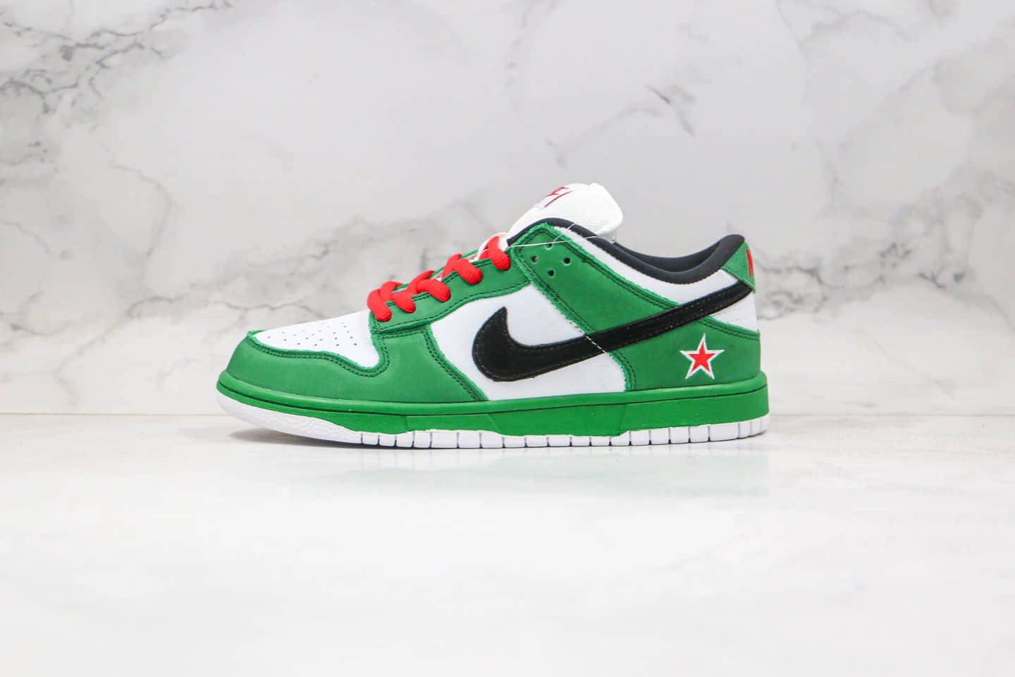 耐克Nike Dunk Low Pro SB “Heineken”纯原版本SB板鞋喜力啤酒原鞋开发遵循原版 (ID:41444) - 图片1