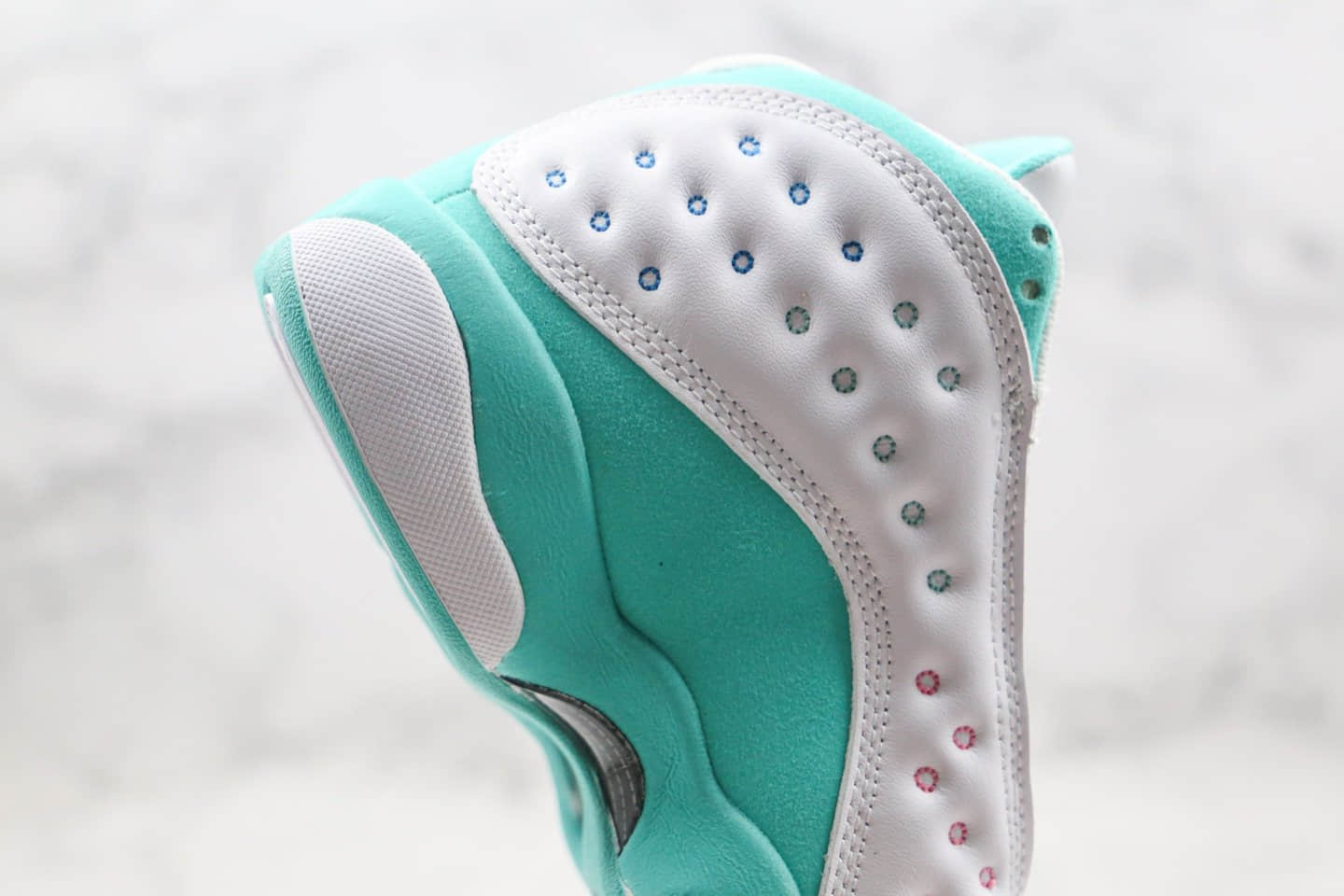 乔丹Air Jordan 13 GS “Aurora Green”公司级版本AJ13湖水绿原底原面正确版型 货号:439358-100