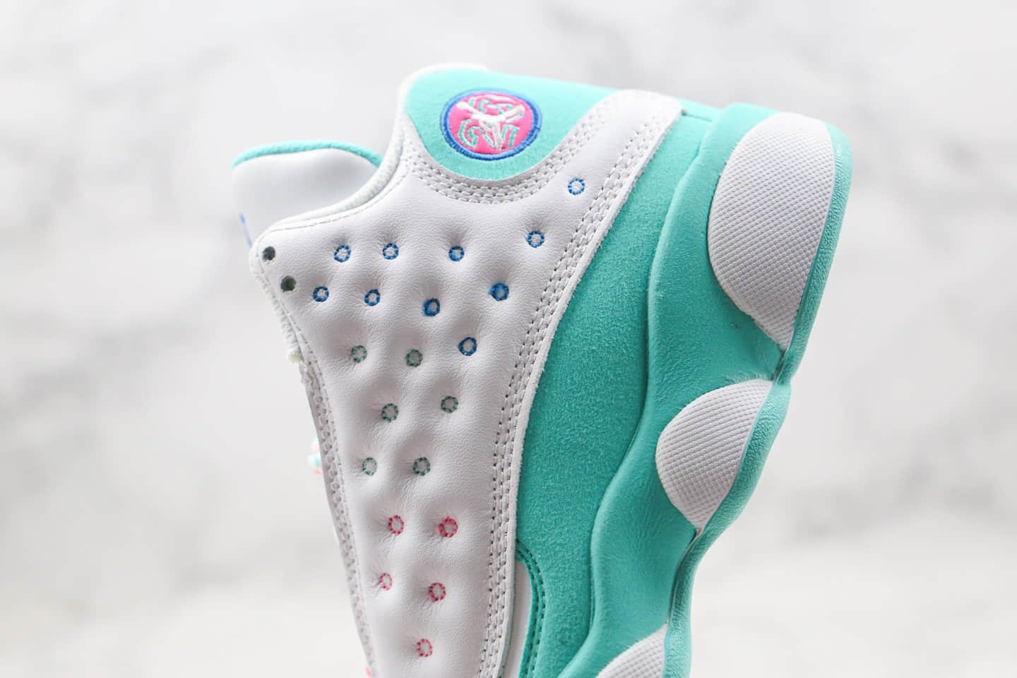 乔丹Air Jordan 13 GS “Aurora Green”公司级版本AJ13湖水绿原底原面正确版型 货号:439358-100