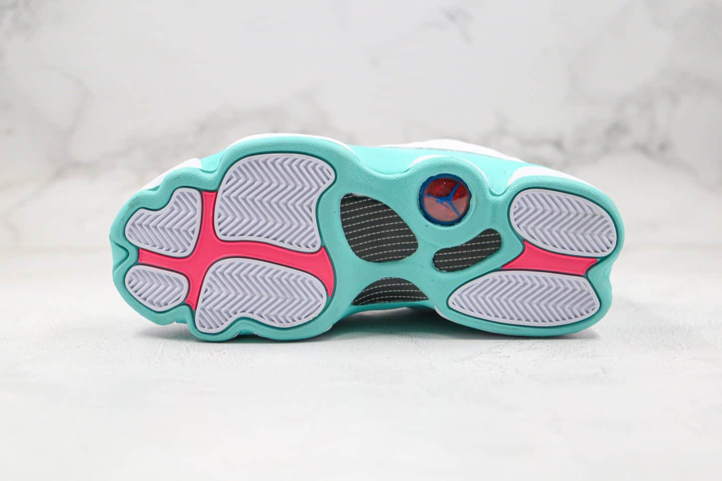 乔丹Air Jordan 13 GS “Aurora Green”公司级版本AJ13湖水绿原底原面正确版型 货号:439358-100