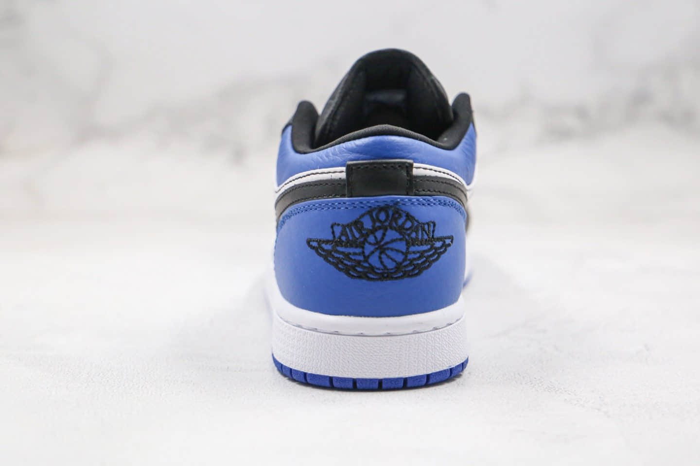 乔丹Air Jordan 1 Low纯原版本低帮AJ1皇家蓝黑蓝脚趾内置气垫原盒原标 货号:CQ9446-400