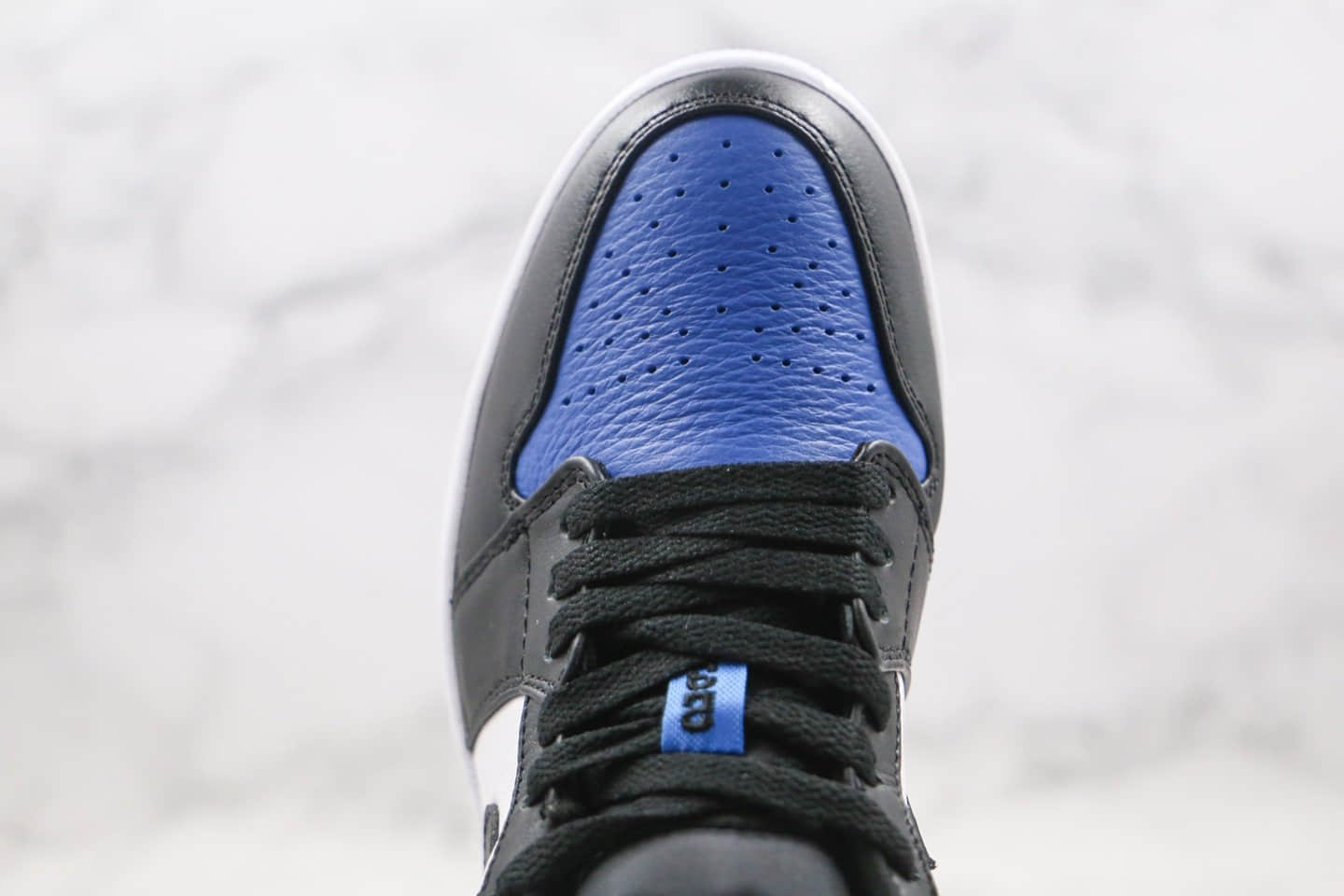 乔丹Air Jordan 1 Low纯原版本低帮AJ1皇家蓝黑蓝脚趾内置气垫原盒原标 货号:CQ9446-400