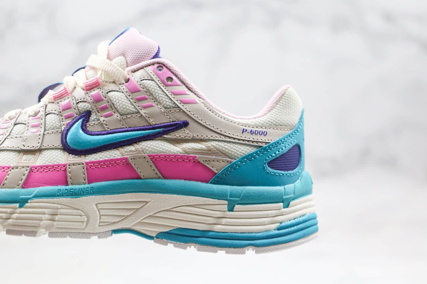 耐克Nike P-6000纯原版本复古运动老爹鞋粉蓝色原楦头纸板打造原盒原标 货号:CK2961-031