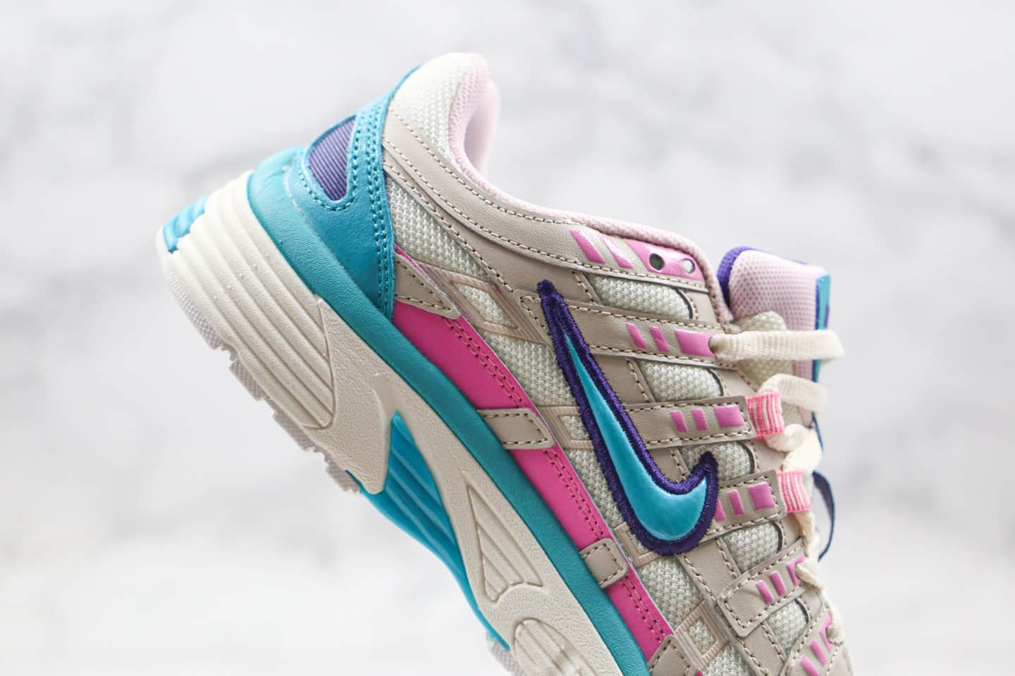 耐克Nike P-6000纯原版本复古运动老爹鞋粉蓝色原楦头纸板打造原盒原标 货号:CK2961-031