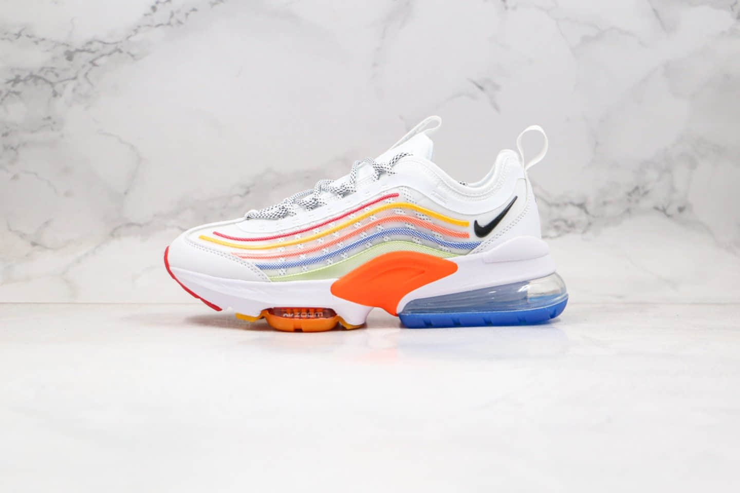耐克Nike Air Max Zoom 950 Af1-TYpe 950纯原版本超跑系列max950彩虹色内置真实气垫原档案数据开发 货号:CJ6700-200