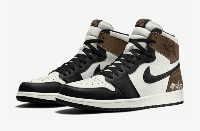 酷似TS联名！“小倒钩”AJ1实物图首度曝光！ 货号：555088-105