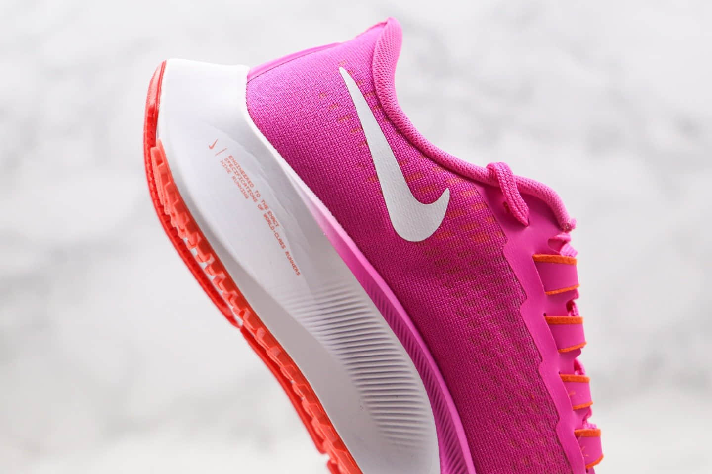 耐克NIKE AIR ZOOM PEGASUS 37X纯原版本登月37代马拉松跑步鞋粉色原盒原标区别市面通货版本 货号:BQ9647-600