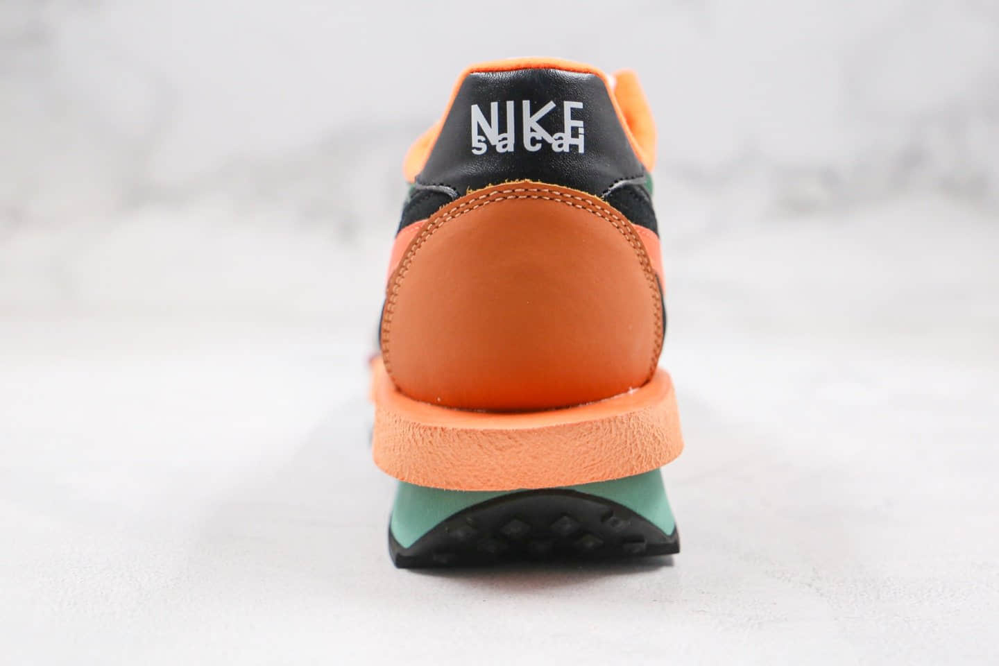 耐克Nike LDWaffle x Sacai纯原版本联名款华夫走秀鞋鲨鱼橙绿色原档案数据开发 货号:BV0073-081