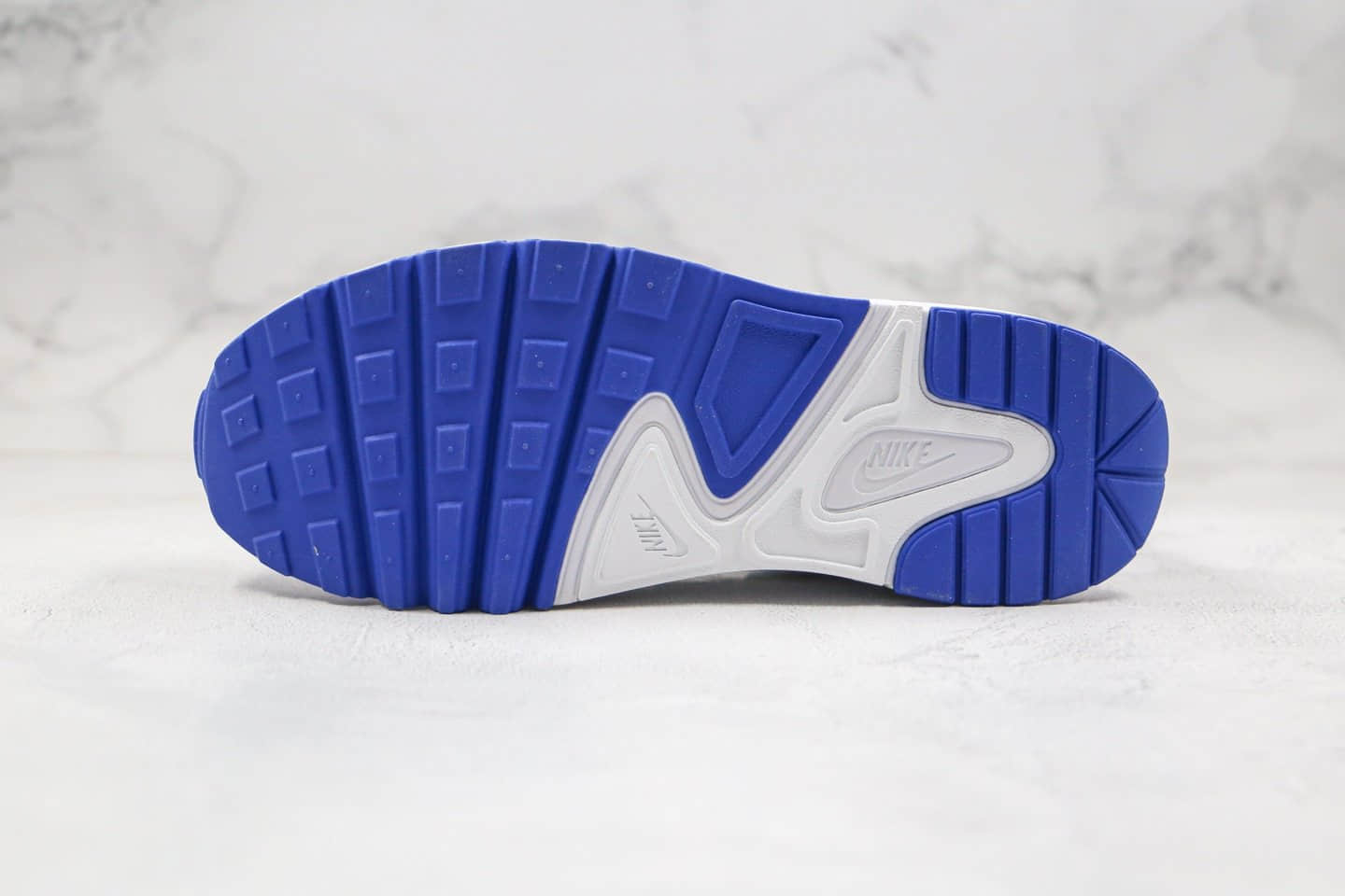 耐克Nike Atsuma纯原版本复古慢跑鞋白蓝色原鞋开模一比一打造 货号:CD5461-101