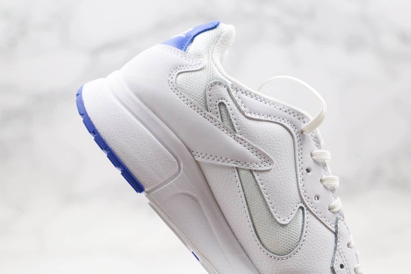 耐克Nike Atsuma纯原版本复古慢跑鞋白蓝色原鞋开模一比一打造 货号:CD5461-101