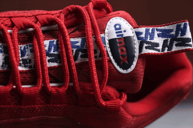 Nike Air Max 95 TT酒红 耐克公司级95系列子弹串标内置大酒红气垫 货号:AJ1844-600
