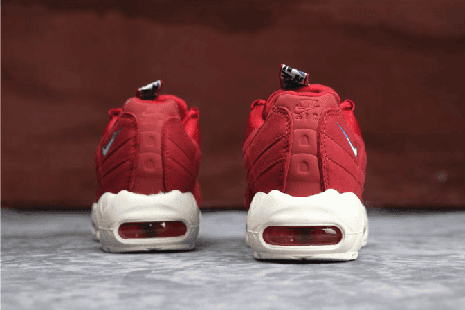 Nike Air Max 95 TT酒红 耐克公司级95系列子弹串标内置大酒红气垫 货号:AJ1844-600