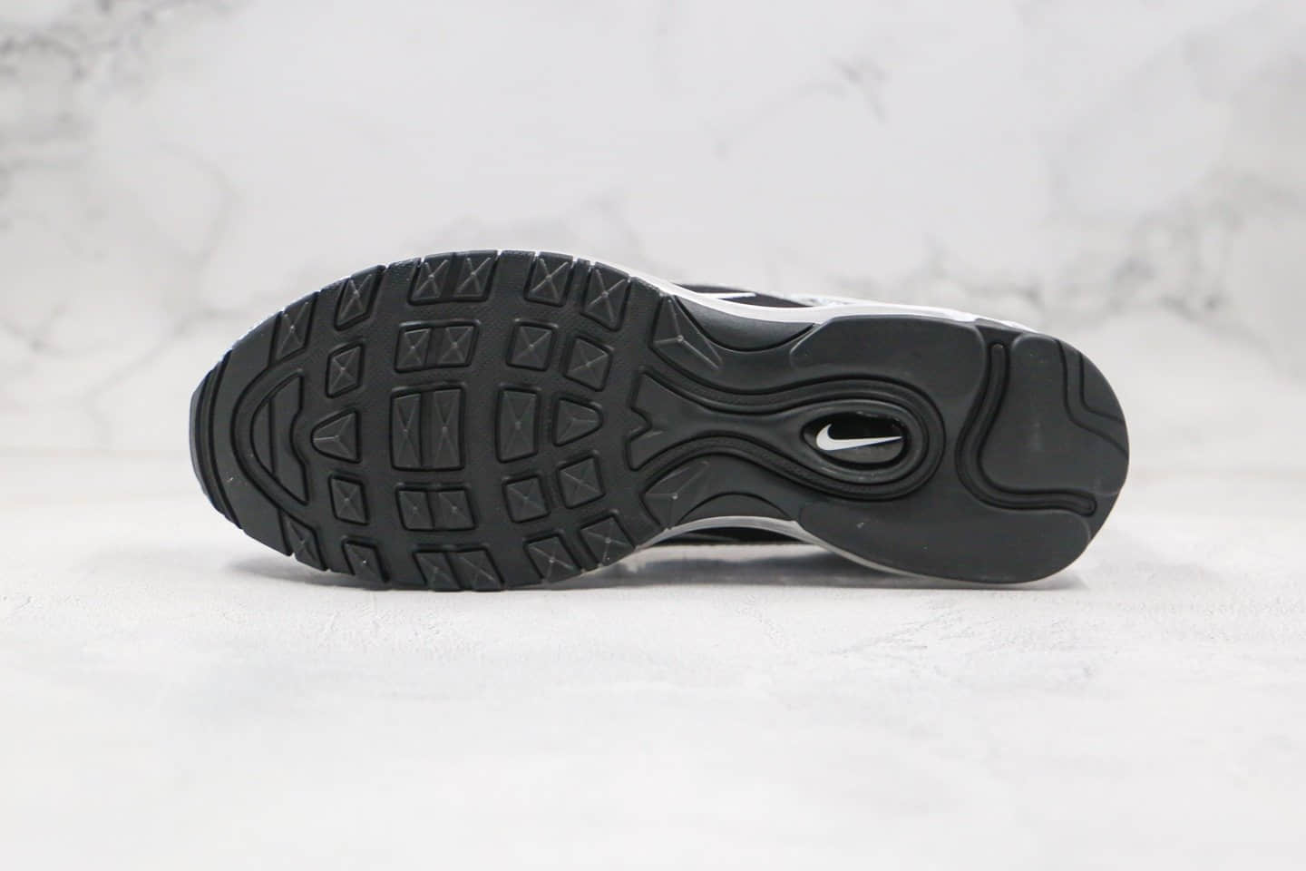 耐克Nike Air Max 97纯原版本子弹头Max97全掌气垫黑白蛇纹内置气垫 货号:CT1549-001