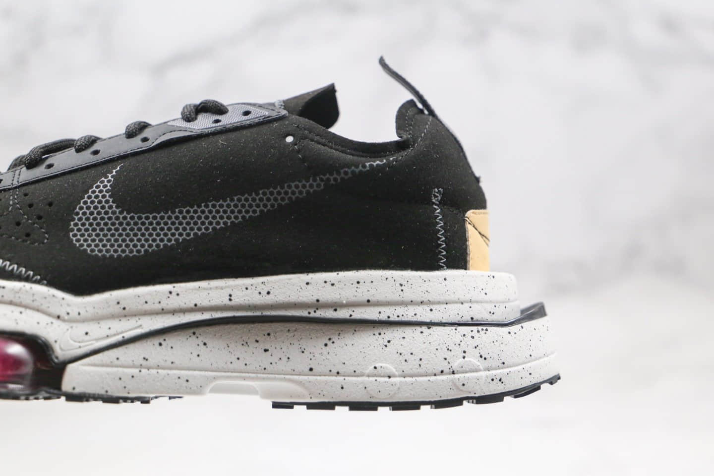 耐克Nike Air Zoom Type N.354纯原版本解构华夫跑鞋麂皮黑白色原楦原数据开发 货号:CJ2033-003