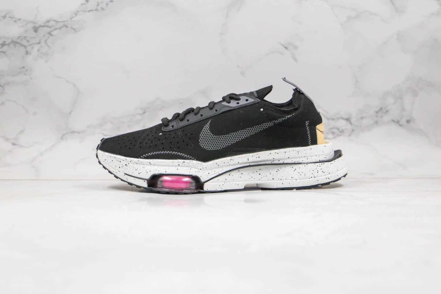 耐克Nike Air Zoom Type N.354纯原版本解构华夫跑鞋麂皮黑白色原楦原数据开发 货号:CJ2033-003