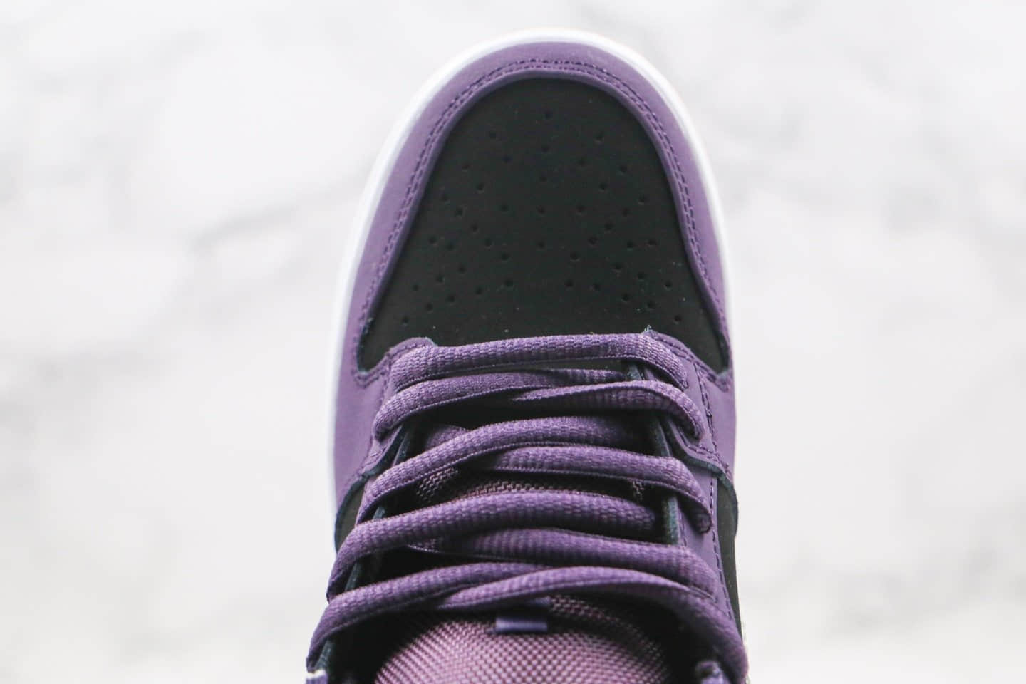 耐克Nike Dunk Low Pro纯原版本Dunk低帮板鞋生胶紫色原楦开发 货号:BQ6817-102