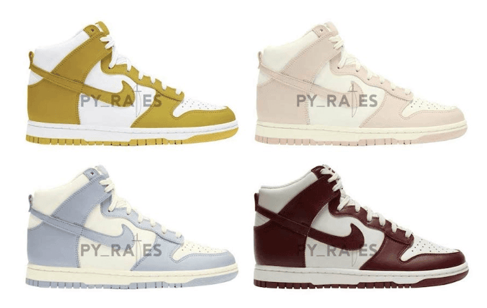 四款全新Nike Dunk High WMNS首度曝光！明年登场！ (ID:42532) - 图片1