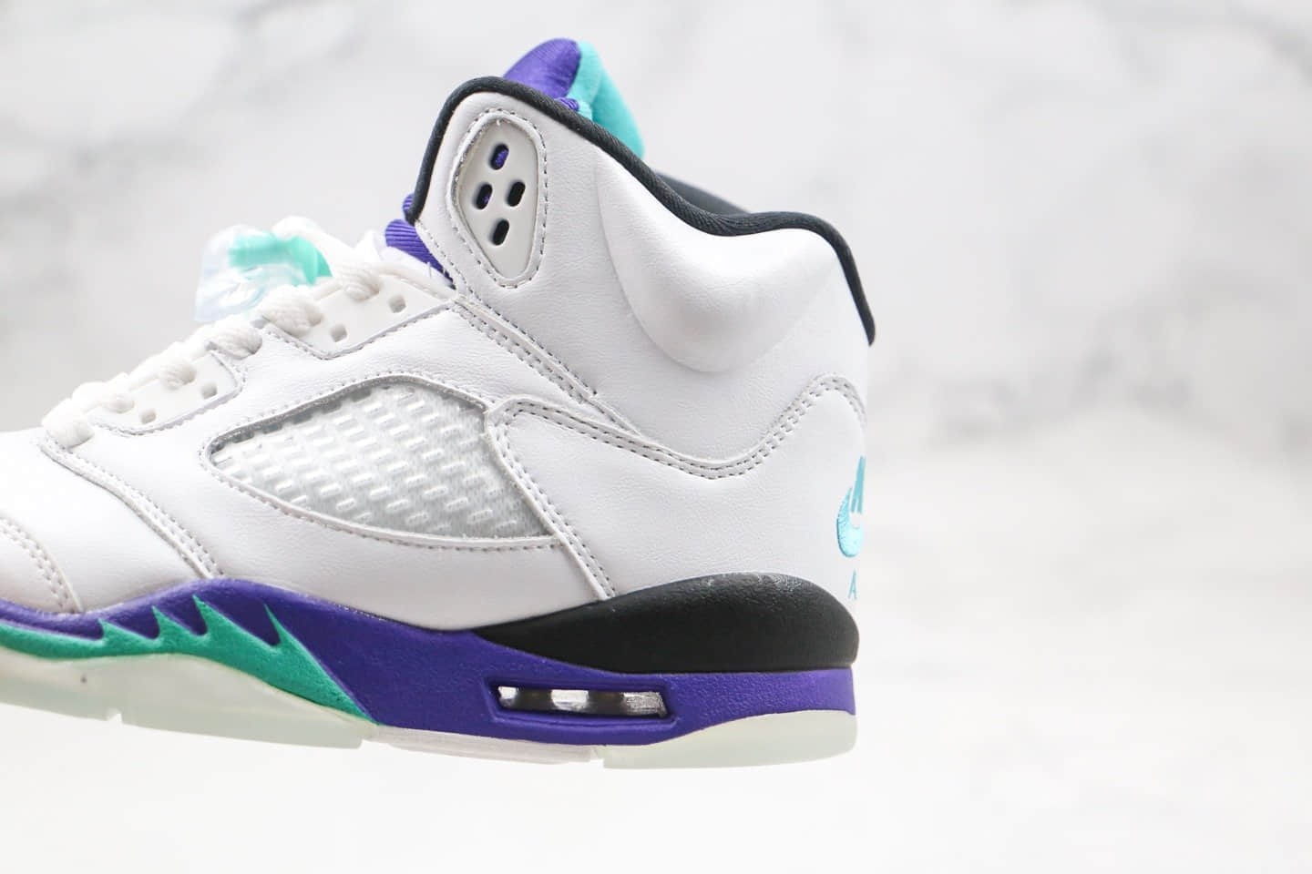 乔丹Air Jordan 5 Retro “Grape”纯原版本AJ5白紫葡萄原鞋开模区别市面通货 货号:AV3919-135