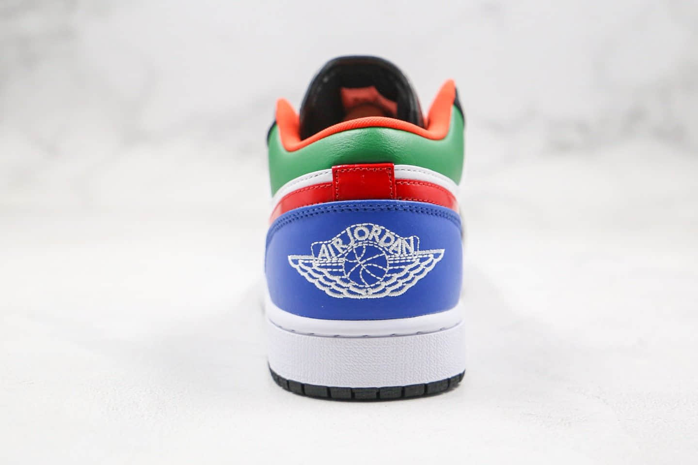 乔丹Air Jordan 1 Low纯原版本低帮AJ1多色拼接原装头层内置气垫 货号:CZ4776-101