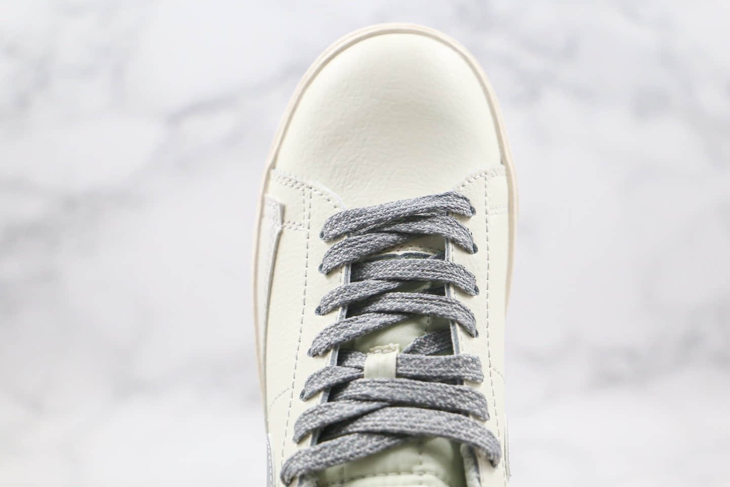 耐克Nike Blazer Low纯原版本低帮开拓者3M反光米白灰色皮面区别市面通货版本 货号:CK6924-101