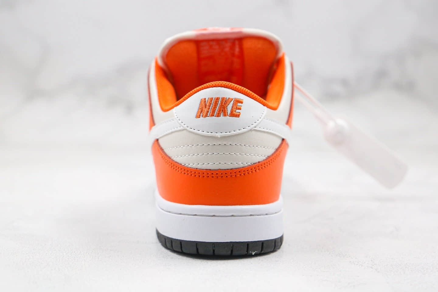 耐克Nike SB Dunk Low纯原版本低帮板鞋米白橙色原楦原纸板开发 货号:BQ6817-806