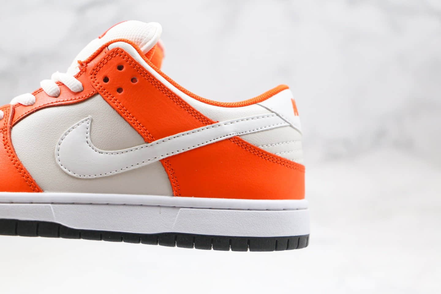 耐克Nike SB Dunk Low纯原版本低帮板鞋米白橙色原楦原纸板开发 货号:BQ6817-806