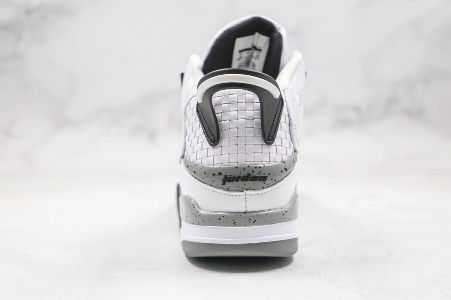 乔丹Air Jordan Dub Zero White Cement纯原版本气垫篮球鞋白黑色白水泥原档案数据开发 货号:311046-105