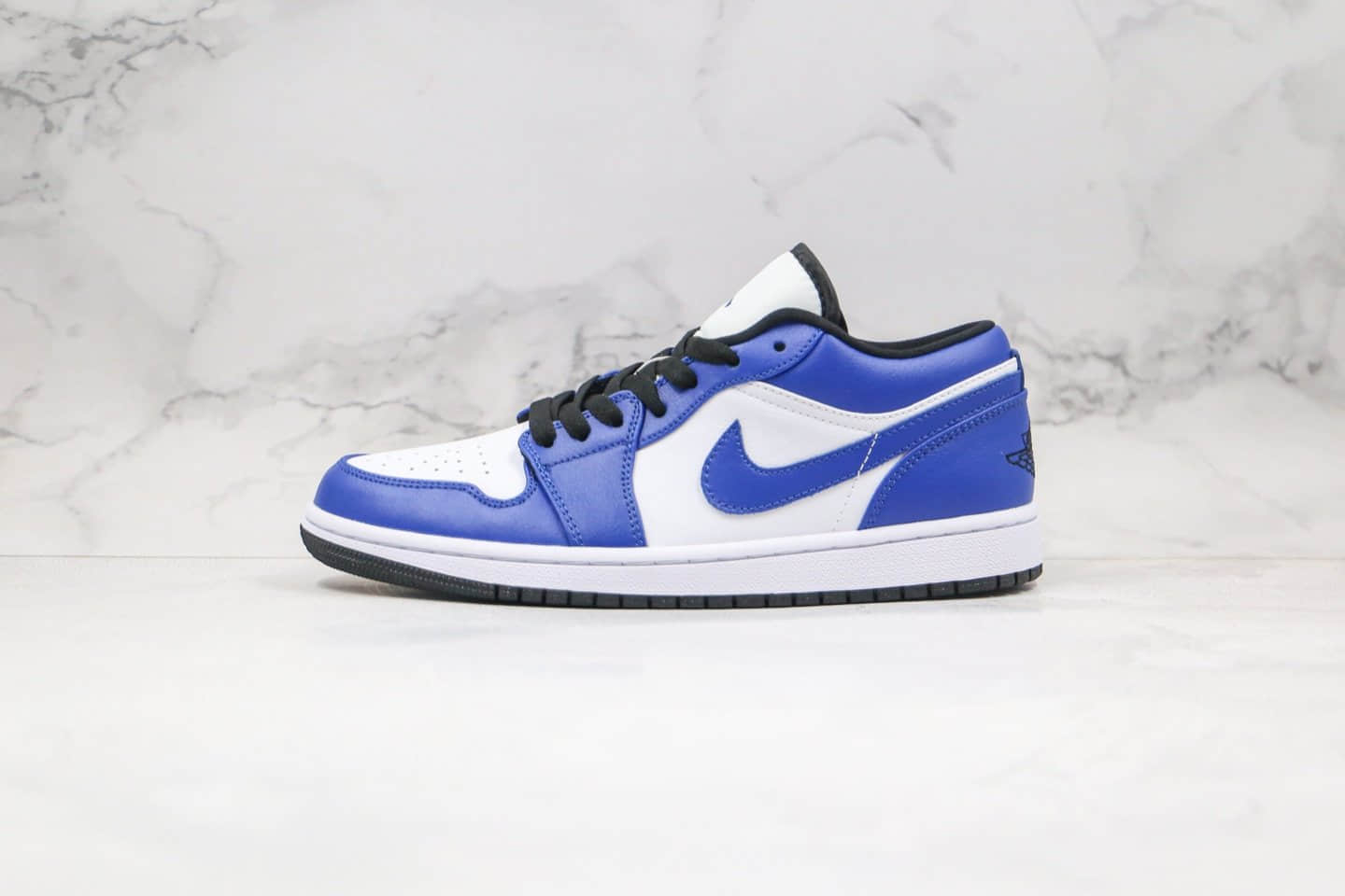 乔丹Air Jordan 1 Low纯原版本低帮AJ1白蓝小闪电篮球鞋内置气垫原原盒原标 (ID:43306) - 图片1